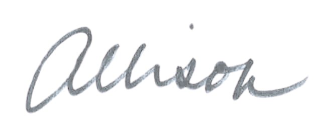 Allison signature cropped