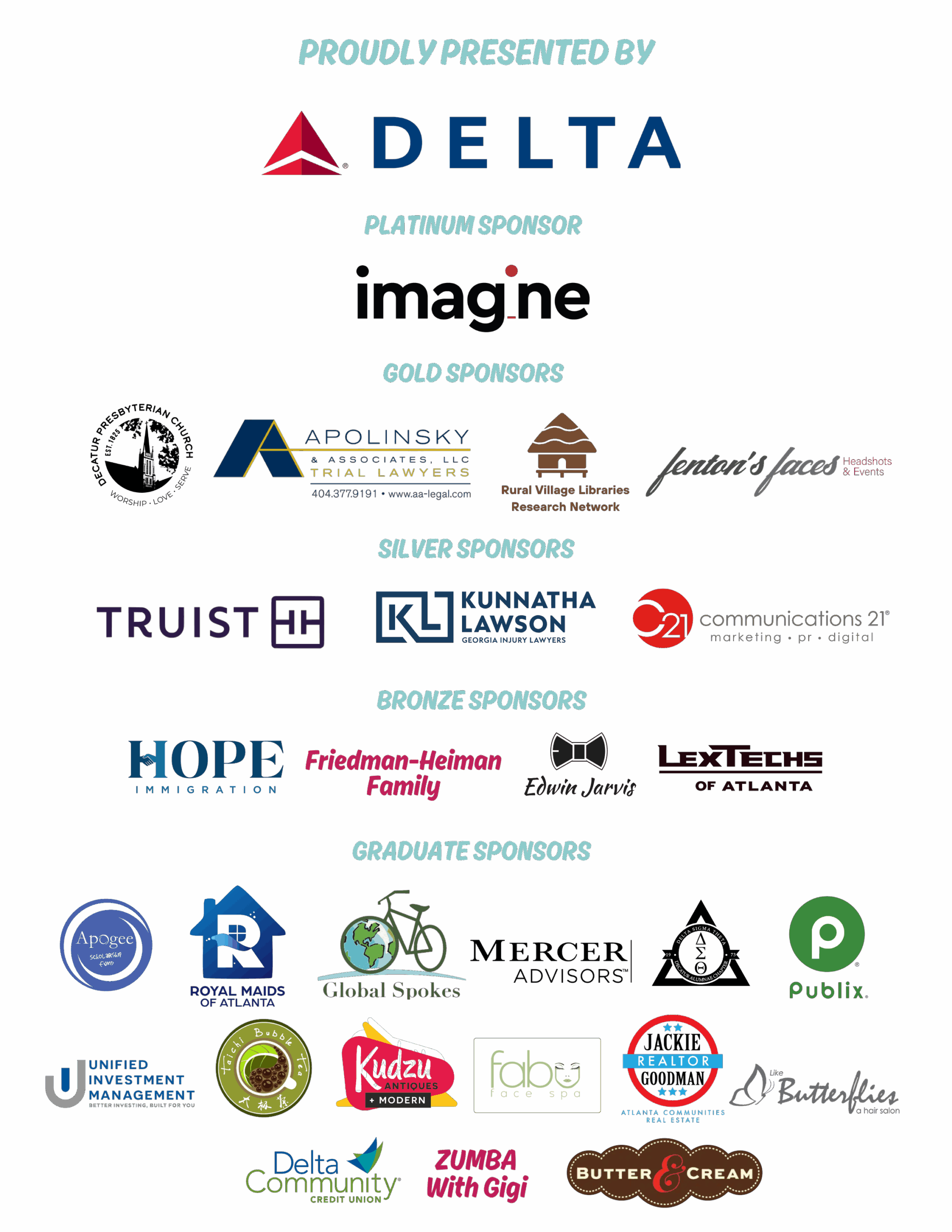 WW25 Sponsors